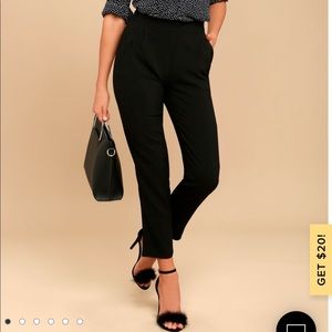 Lulu's Black Trousers